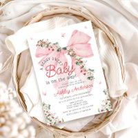 Baby shower de fille de la boule rose fraise