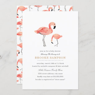 Invitations Faire Part Flamant Rose Zazzle Fr