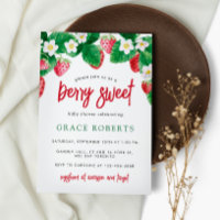 Baby shower de fraise Berry été Sweet