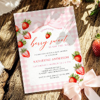 Baby shower de fraise sucrée Coquette Berry