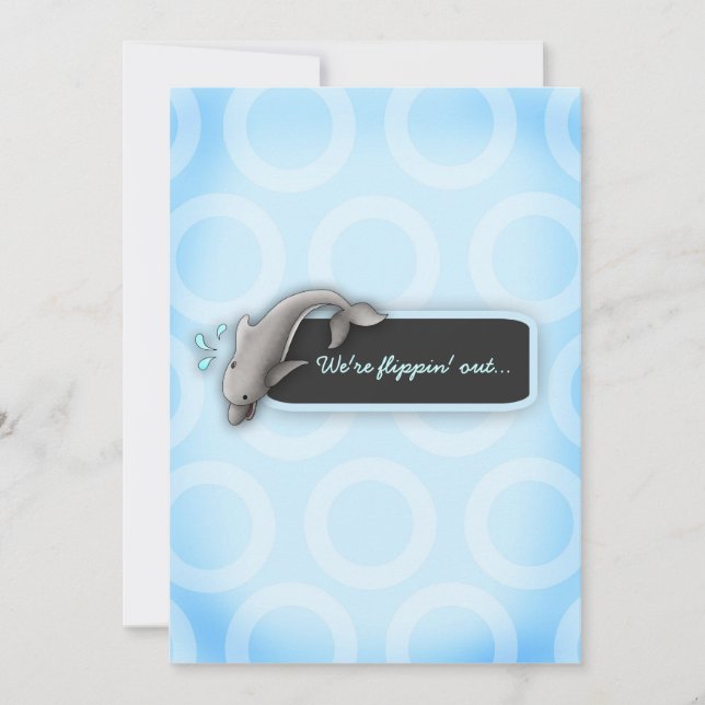 Invitation Baby shower de garçon de LGC | Flippin (Devant)