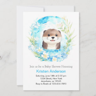 Invitation Baby shower de garçon magique en aquarelle de Otte