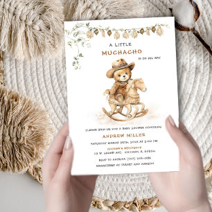 Invitation Baby shower de garçon mexicain personnalisé