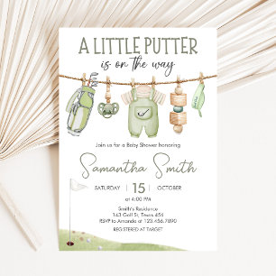 Invitation Baby Shower de Golf Little Putter