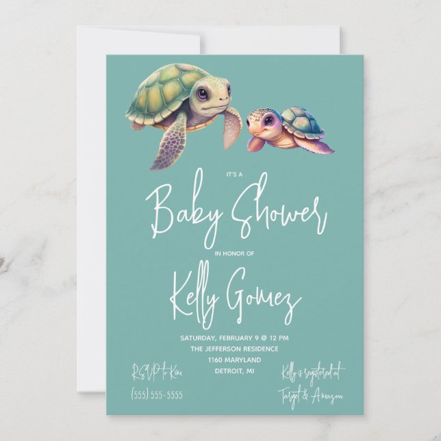 Invitation Baby shower de jouets Boho neutres pour les femmes (Devant)