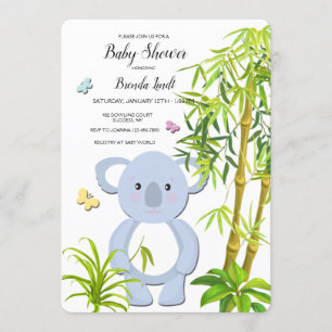 Invitation Baby shower de Koala