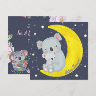 Invitation Baby shower de Koala Bears