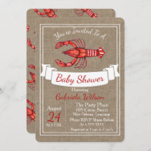 Baby shower de la langouste de Louisiane