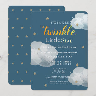 Invitation Baby shower de la Little Star