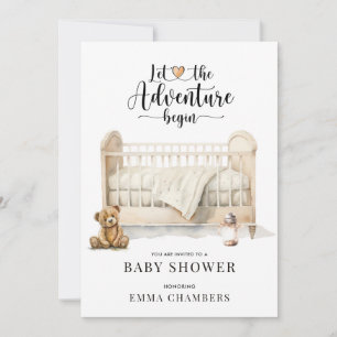 Invitation Baby shower de la scène de la pépinière