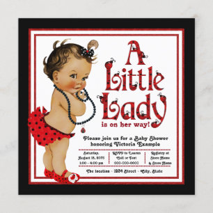 Invitation Baby shower de Ladybug