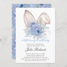 Baby shower de lapin de Pâques neutre pour le genr