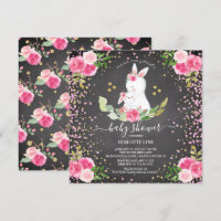Baby shower de lapin doux