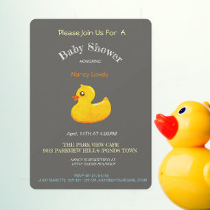 Invitation Baby shower de l'aspect du tableau de bord - canar