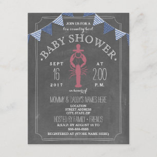 Invitation Baby shower de l'ébullition Co Ed de bas pays -