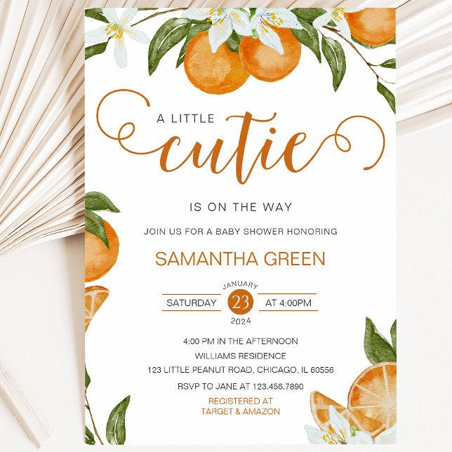 Invitation Baby Shower de Little Cutie (Créateur téléchargé)