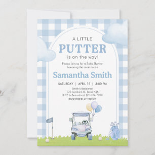 Invitation Baby Shower de Little Putter Golf
