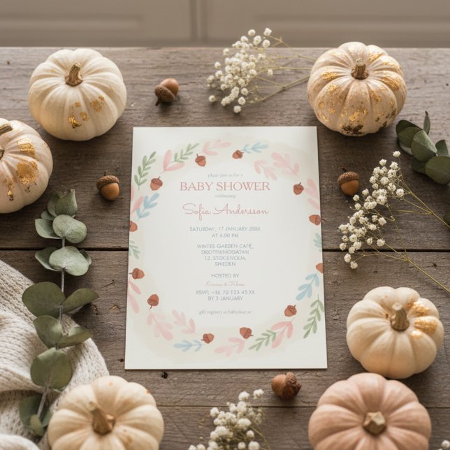 Invitation Baby shower de maïs de Woodland (Créateur téléchargé)