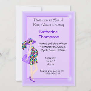 Invitation Baby shower de maman enceinte