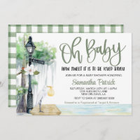 Invitation Baby shower de marais Bayou