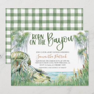 Invitation Baby shower de marais Bayou