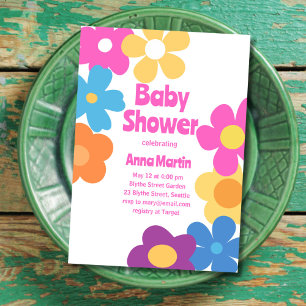 Invitation Baby shower de marais lumineux