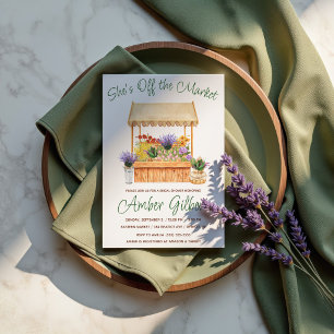 Invitation Baby Shower de mariage She's Off the Market