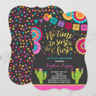 Invitation Baby shower de Mexicain d'invitation de baby