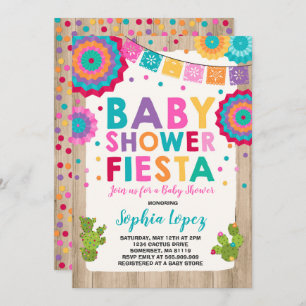 Invitation Baby shower de Mexicain d'invitation de baby
