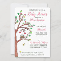 Baby shower de nid d'oiseaux mobile Feuilles de co