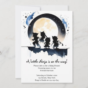 Invitation Baby shower de Ninja
