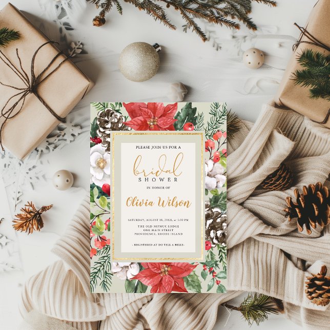 Invitation Baby Shower de Noël d'Hiver (Créateur téléchargé)