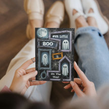 Invitation baby shower de notre petit Boo Hallowee