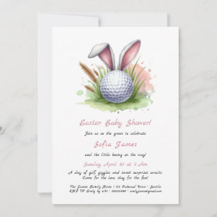 Invitation Baby shower de Pâques