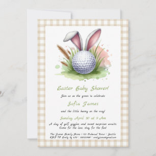 Invitation Baby shower de Pâques