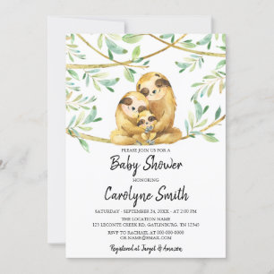 Invitation Baby shower de parfums verdoyants