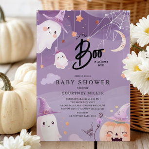 Invitation Baby shower de petit boo mignon