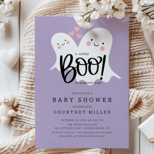 Invitation Baby shower de petit boo mignon