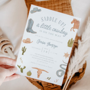 Invitation Baby shower de petit garçon