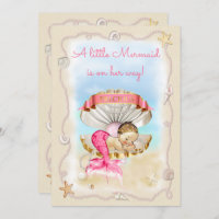 Baby shower de princesse Mermaid Clam Shell