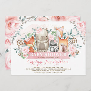 Invitation Baby shower de Roses roses roses chic pour les ani