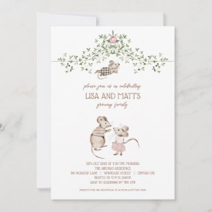 Invitation Baby shower de souris