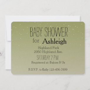 Invitation Baby shower de Starlight d'or