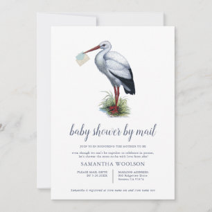 Invitation Baby shower de stockage par courrier
