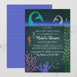 Invitation Baby shower de tableau de bord de la si