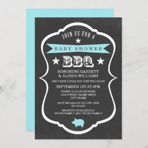 Invitation Baby shower de tableau de bord / Garçon