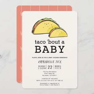 Invitation Baby shower de Taco Bout Fiesta