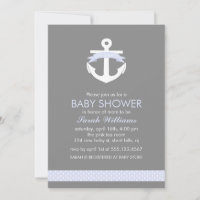 Baby shower de thème Nautique de l'Ancre Cute Lave