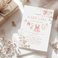 Baby shower de vêtements pour bébé Boho Fleur sauv