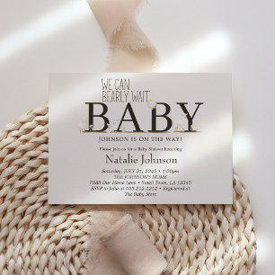 Invitation Baby shower des animaux de ferme Meadow Friends